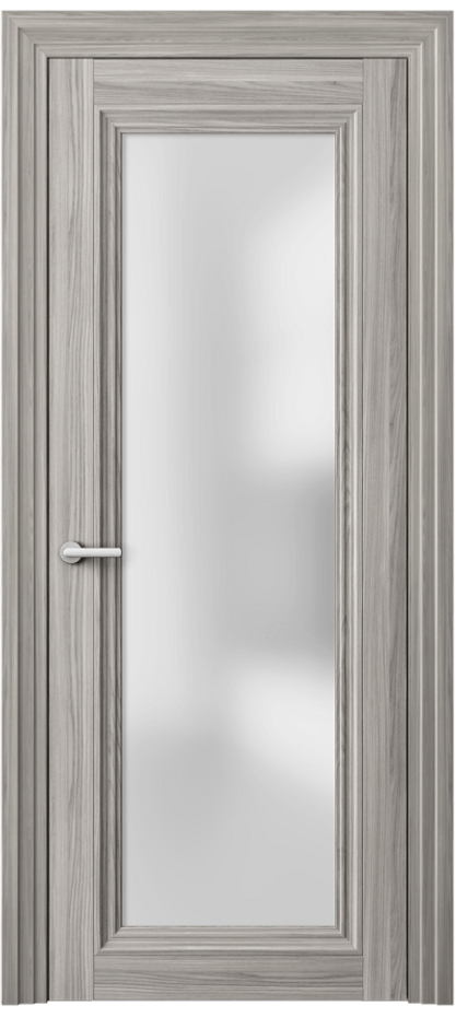 Межкомнатная дверь Центро 2502 Имбирный ясень Сатинированное стекло Цена 44599 ₽ | Volhovec