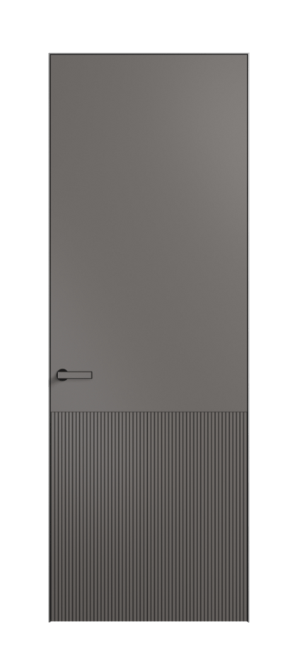 Межкомнатная дверь Вельвет АКП 8204 Матовый классический серый. Цена 70469  | Volhovec