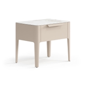Тумба прикроватная Piega 1 ящик Матовый бисквитный