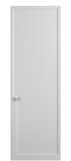 Дверь межкомнатная 7502 МБЛ. Цвет Матовый белоснежный. Материал Гладкая эмаль. Коллекция Софтформ. Картинка.