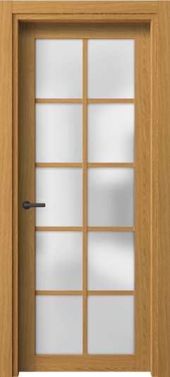 Дверь межкомнатная 2106 ВНД САТ. Цвет Ванильный дуб. Материал Ламинатин. Коллекция Нео. Картинка.