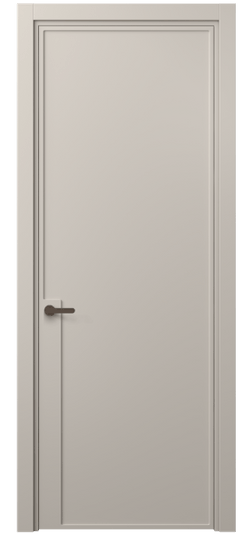 Дверь межкомнатная 8603 МСБЖ . Цвет Матовый светло-бежевый. Материал Гладкая эмаль. Коллекция Фрэйм. Картинка.