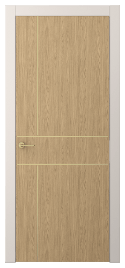 Дверь межкомнатная АКП 4209 ЖМД. Цвет Жемчужный дуб. Материал Ламинатин. Коллекция Фридом. Картинка.