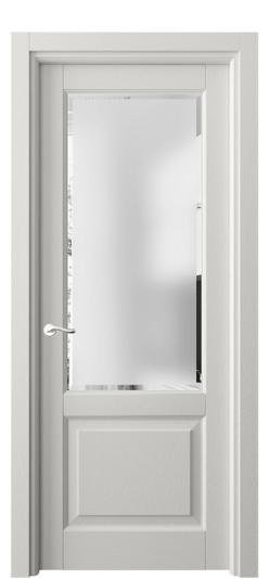 Дверь межкомнатная 0740 ДСР САТ-Ф. Цвет Дуб серая эмаль. Материал Массив дуба эмаль. Коллекция Лигнум. Картинка.