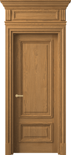 Дверь межкомнатная 7307 ДСЛ.М. Цвет Дуб солнечный матовый. Материал Массив дуба матовый. Коллекция Антик. Картинка.