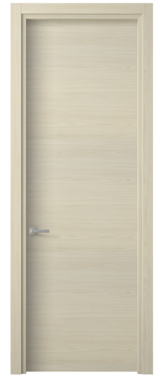 Дверь межкомнатная 0010 МОЯ. Цвет Молочный ясень. Материал Сиплекс ламинатин. Коллекция Планум. Картинка.