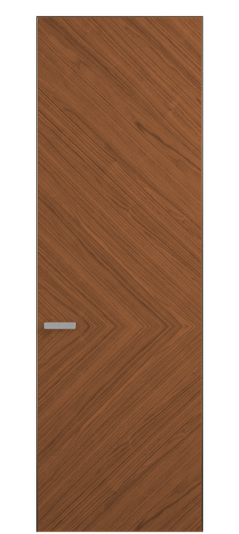 Дверь межкомнатная АКП 0202 ОМДМР Орех медный матовый. Цвет Орех медный матовый рифт. Материал Радиальный шпон НатурВуд. Коллекция Рифт. Картинка.