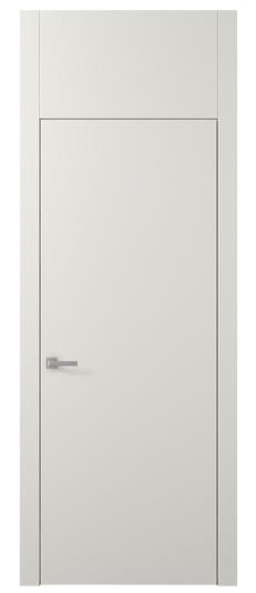 Дверь межкомнатная 0010 ПЭБЛ. Цвет ПЭТ белоснежный. Материал ПЭТ. Коллекция Планум. Картинка.
