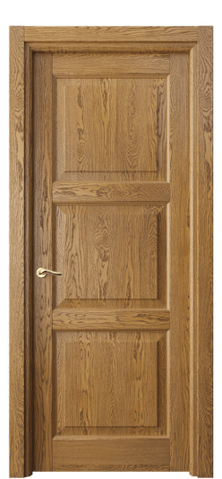 Дверь межкомнатная 0731 ДМД.Б. Цвет Дуб медовый брашированный. Материал Массив дуба брашированный. Коллекция Лигнум. Картинка.