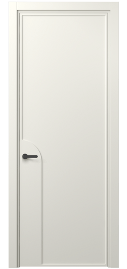 Дверь межкомнатная 8605 МЖМ . Цвет Матовый жемчужный. Материал Гладкая эмаль. Коллекция Фрэйм. Картинка.