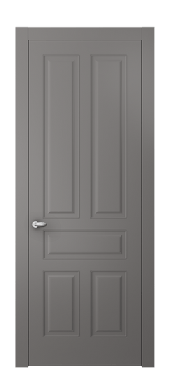 Дверь межкомнатная АКП 8531 МКЛС Матовый классический серый. Цвет Матовый классический серый. Материал Гладкая эмаль. Коллекция Эссе. Картинка.