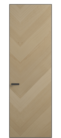 Дверь межкомнатная 0201 ЭВБМ Эвкалипт бежевый матовый. Цвет Эвкалипт бежевый матовый. Материал Шпон эвкалипта НатурВуд. Коллекция Рифт. Картинка.
