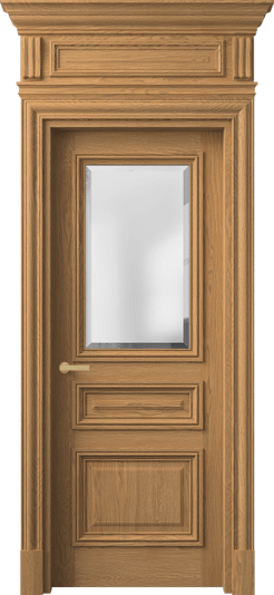 Дверь межкомнатная 7304 ДПШ.М САТ-Ф. Цвет Дуб пшеничный матовый. Материал Массив дуба матовый. Коллекция Антик. Картинка.