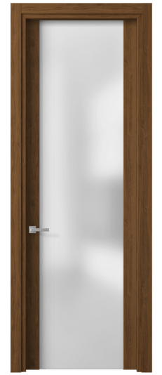 Дверь межкомнатная 4114 ЛОР САТ. Цвет Лесной орех. Материал Ламинатин. Коллекция Планум. Картинка.