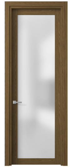 Дверь межкомнатная 2102 ТФД САТ. Цвет Торфяной дуб. Материал Ламинатин. Коллекция Планум. Картинка.