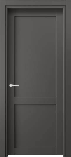 Дверь межкомнатная 2121 ПЭГФ. Цвет ПЭТ графитовый. Материал ПЭТ. Коллекция Нео. Картинка.