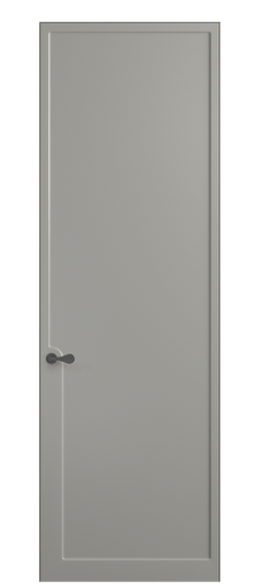 Дверь межкомнатная 7502 МНСР. Цвет Матовый нейтральный серый. Материал Гладкая эмаль. Коллекция Софтформ. Картинка.