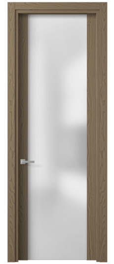 Дверь межкомнатная 4114 МШДД САТ. Цвет Дуб дымный. Материал Мультишпон. Коллекция Планум. Картинка.