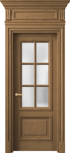 Дверь межкомнатная 7312 ДМС.М САТ. Цвет Дуб мускатный матовый. Материал Массив дуба матовый. Коллекция Антик. Картинка.