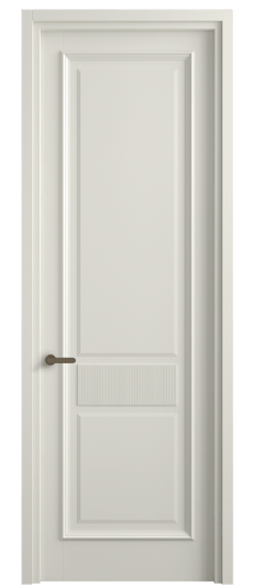 Дверь межкомнатная 6717 МЖМ . Цвет Матовый жемчужный. Материал Гладкая эмаль. Коллекция Шарм. Картинка.