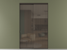 Перегородка Формато внутри проёма 2 створки