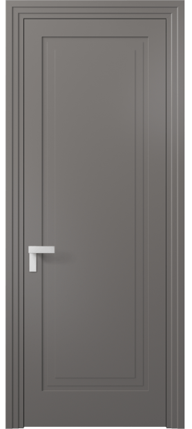 Дверь межкомнатная АКП 8301 МКЛС Матовый классический серый. Цвет Матовый классический серый. Материал Гладкая эмаль. Коллекция Рокка. Картинка.